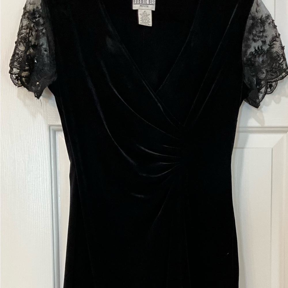 Black Velvet Cocktail dress